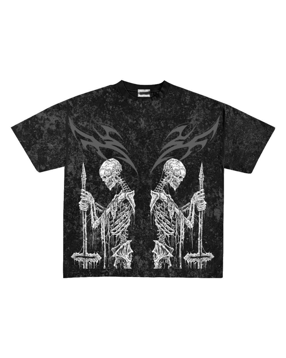 Red Rite Designed Oversized T-shirt