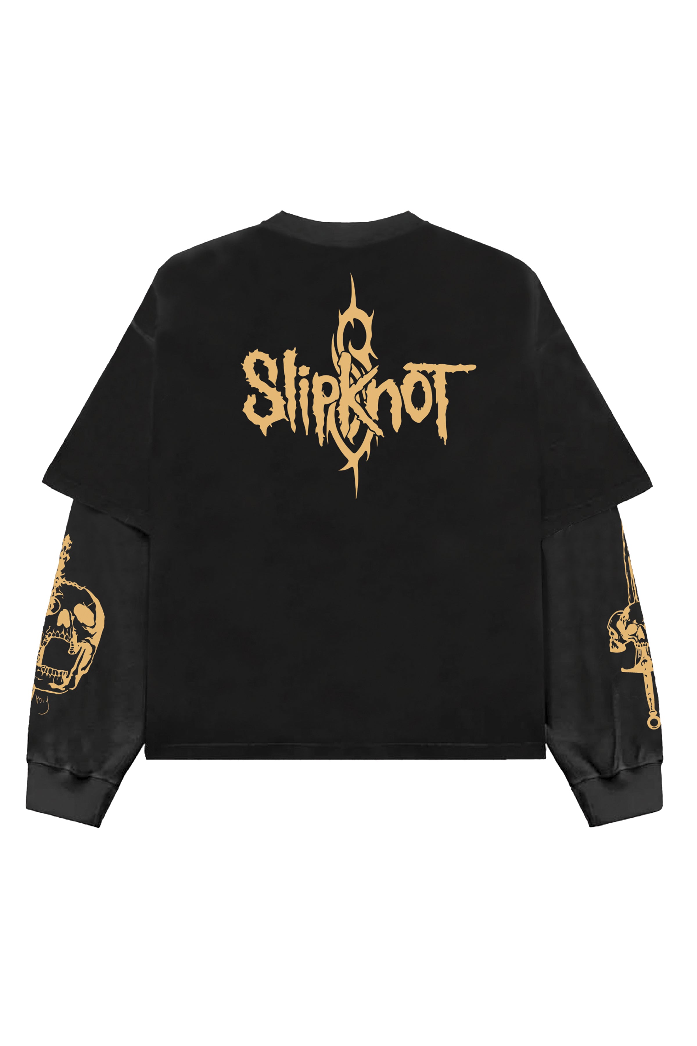 Slipknot Designed Oversized Long Sleeve T-shirt