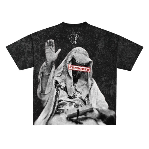 CENSORED  MESSIAH :OVERSIZED T-SHIRT