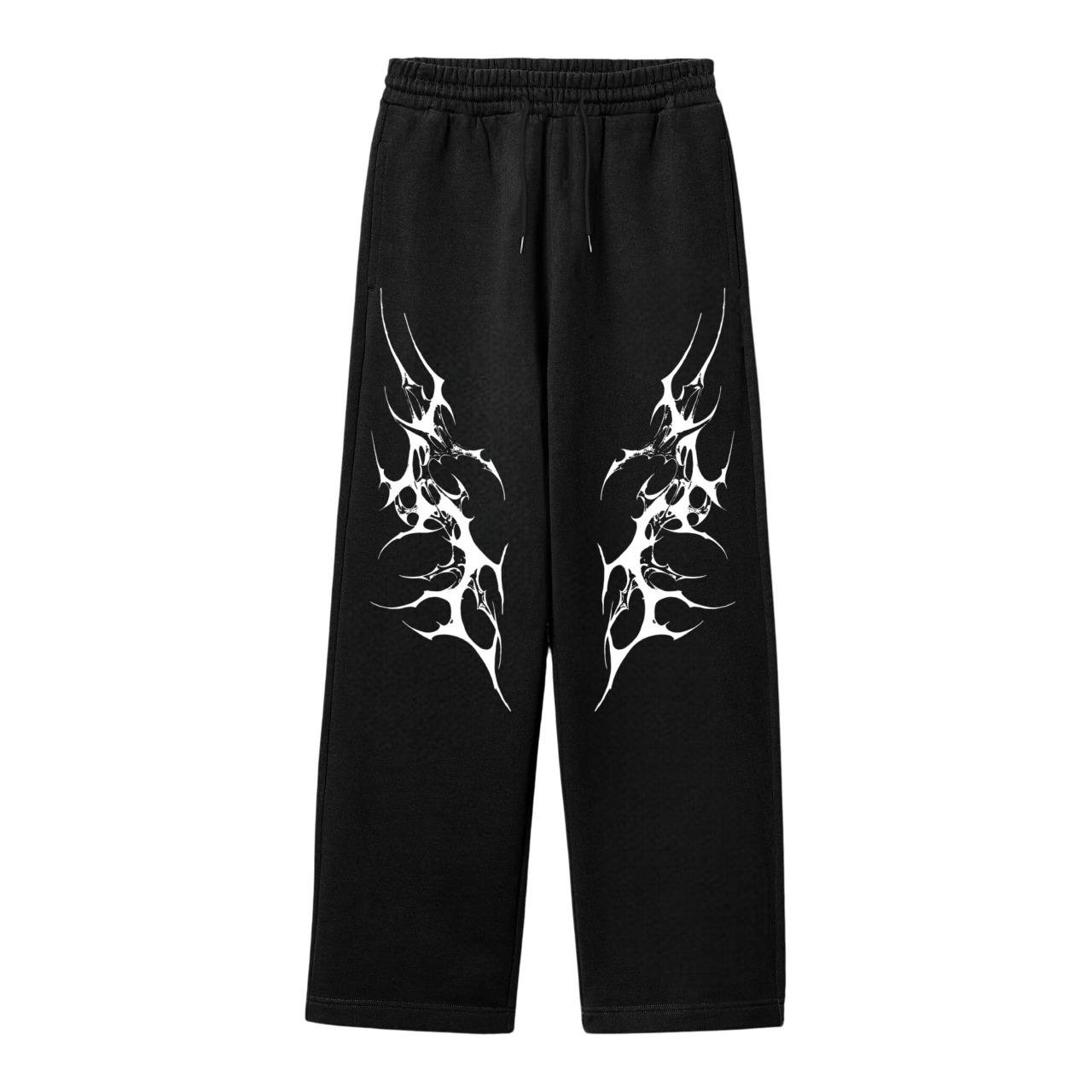 Double Check Designed Oversized Pants