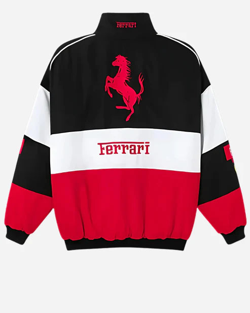 Vintage Ferrari Racing Jacket Tricolor