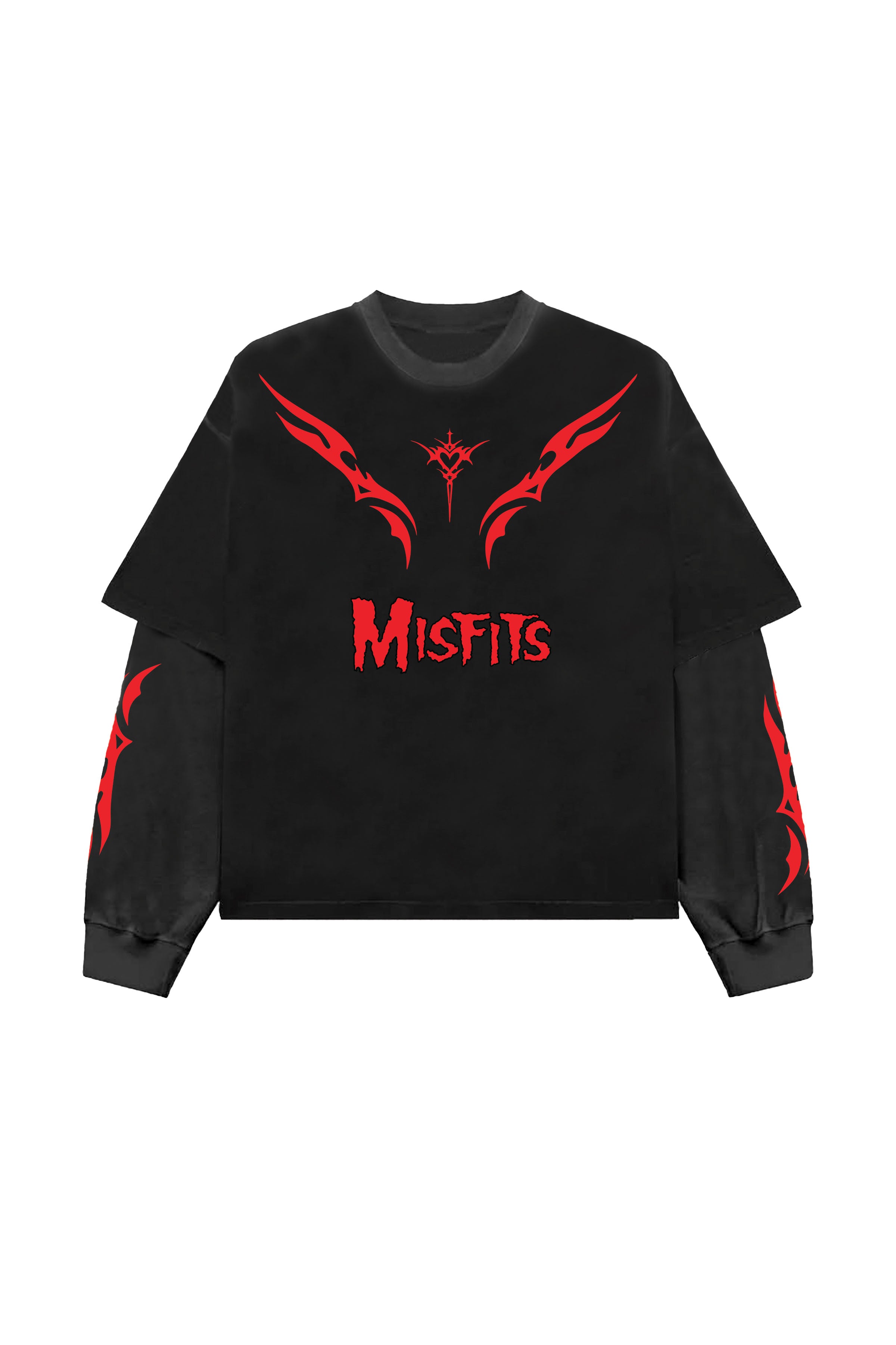 Misfits Designed Oversized Long Sleeve T-shirt