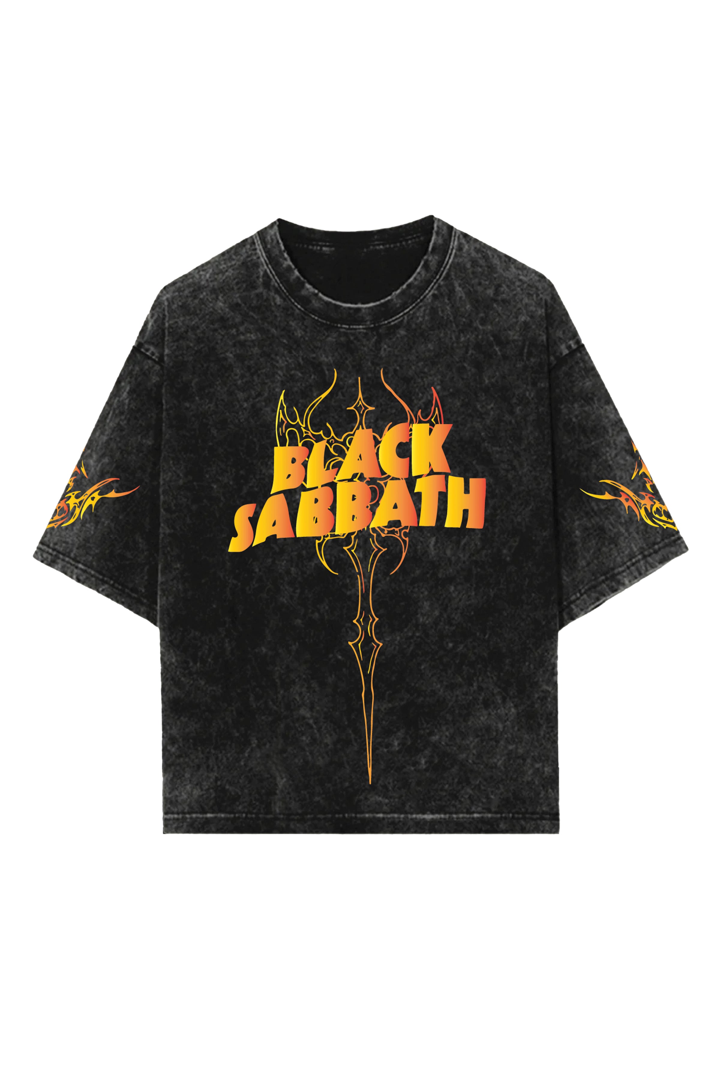 Black Sabbath Designed Oversized T-shirt