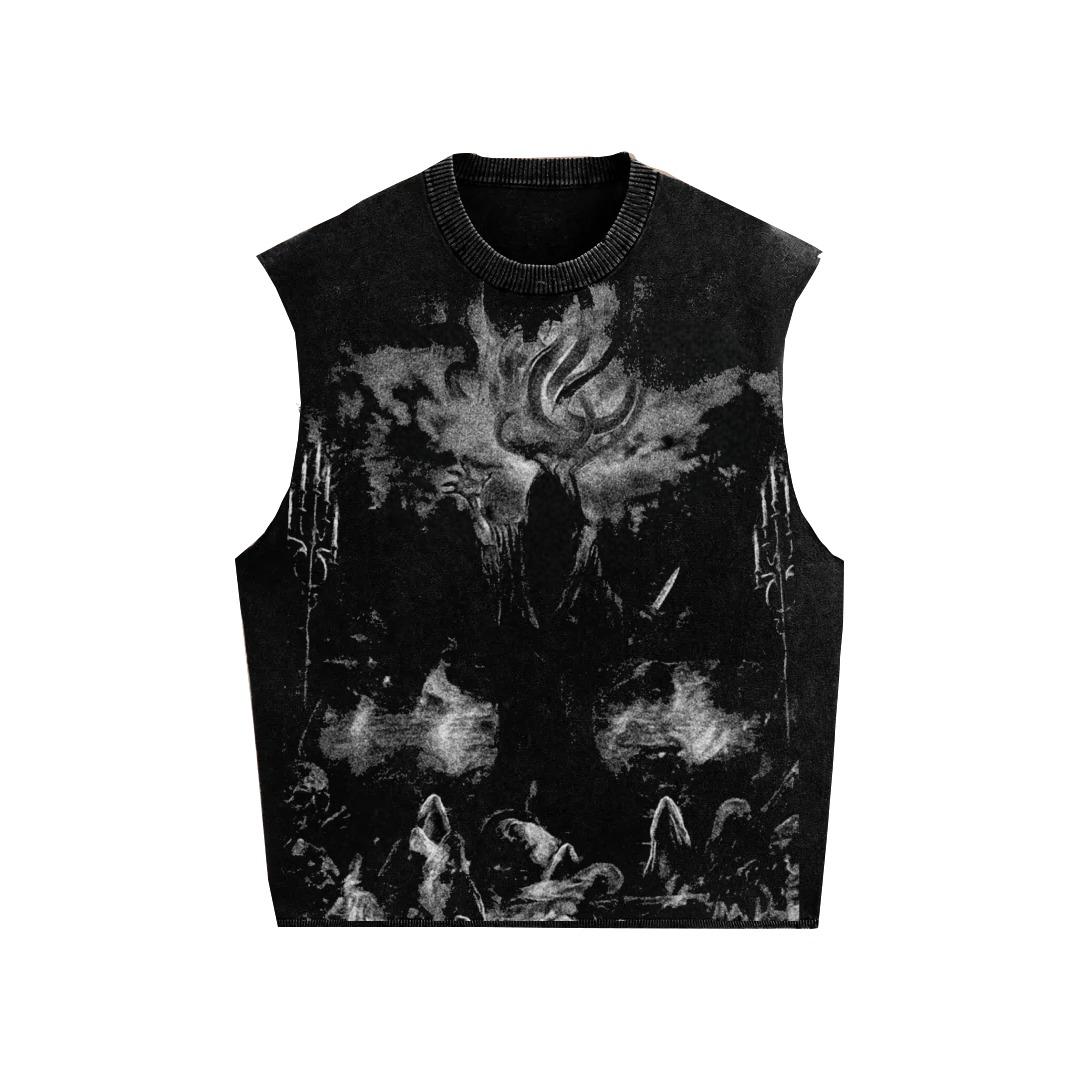 Menance Boxy Designed Oversized Vest