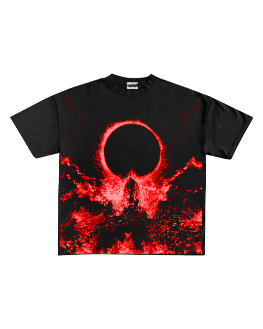 RED LIGHTS OVERSIZED TEE