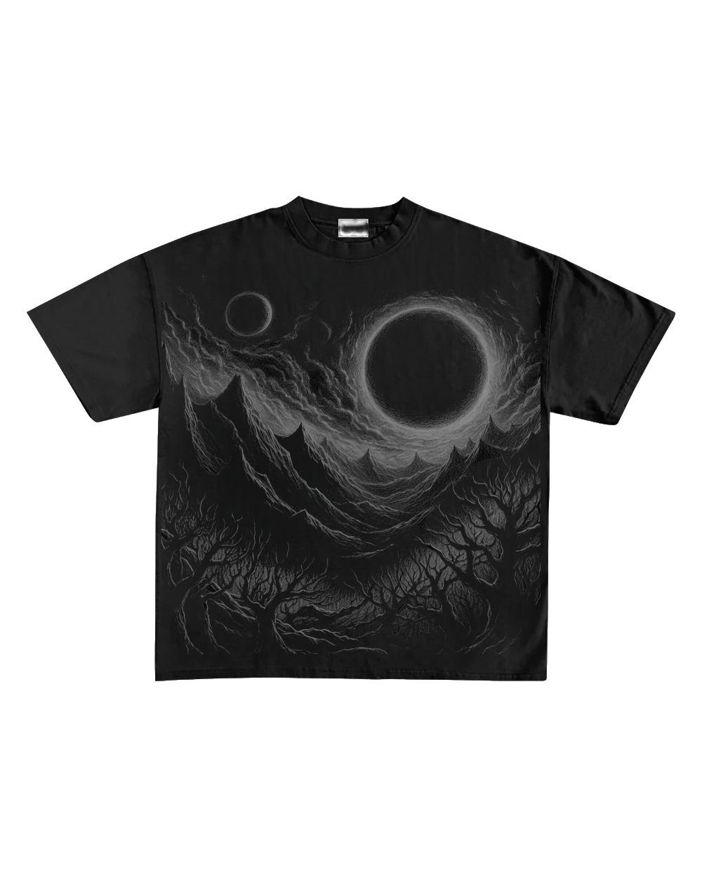 Off Cliff Designed Oversized T-shirt