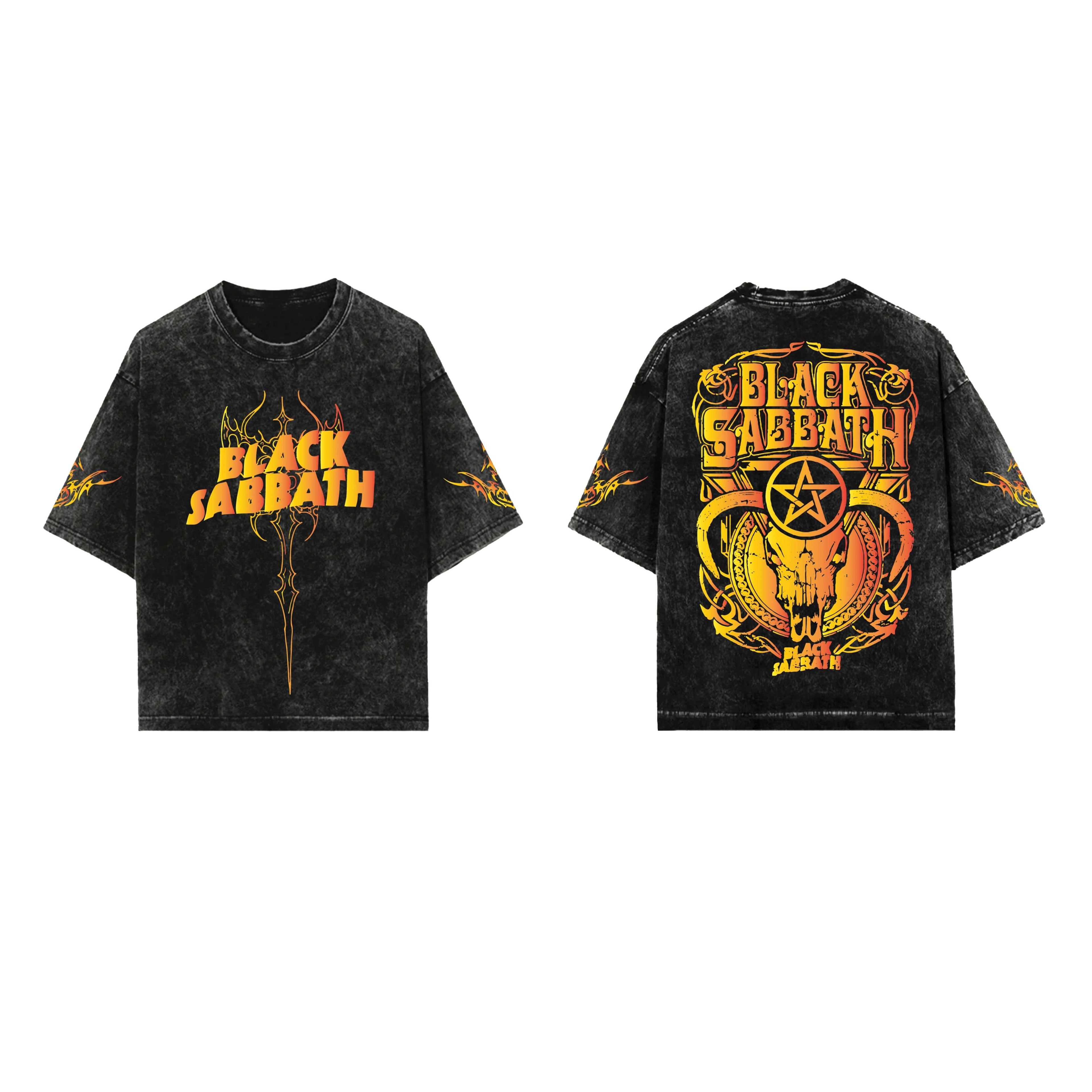 Black Sabbath Designed Oversized T-shirt