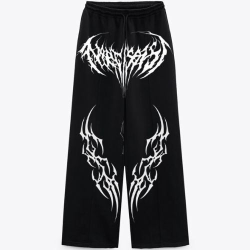 Thornscript Pants Designed Oversized Pants