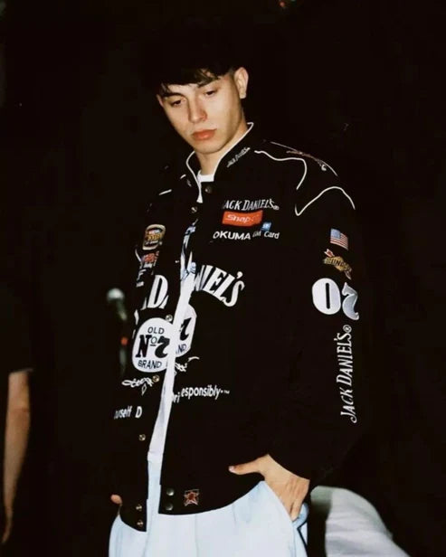 F1 JACK DANIELS PUFFER EMBROIDERY JACKET UNISEX