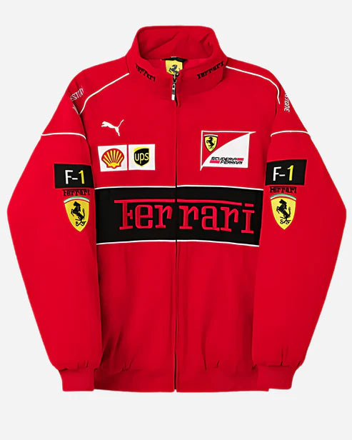Formula 1 Ferrari Puffer Racing Jacket unisex